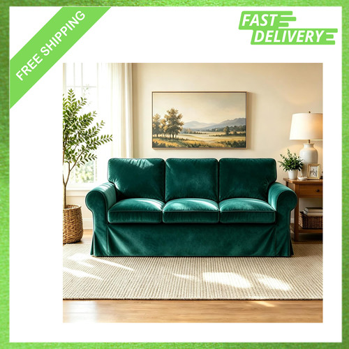 Velvet sofa cover replacement - sofa,