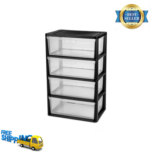 Sterilite wide drawer tower - drawer,