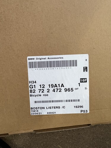 Genuine bmw bicycle roof - genuine,