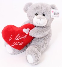 VALENTINES DAY TEDDY BEAR I LOVE YOU SPECIAL ANNIVERSARY HEART GIFT GIRLFRIEND
