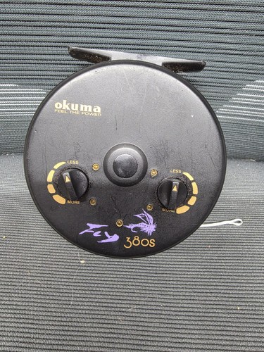 Okuma 380s fly reel 5 - fly, 3.5"