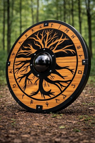 Medieval wooden tree - medieval,