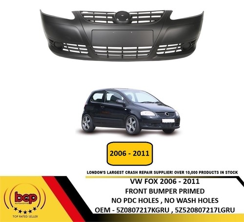 Fox 2006 2011 front bumper - vw,