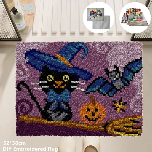 Diy rug making latch hook - rug,