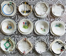 Shelley Bone China / Saucers & Side Plates