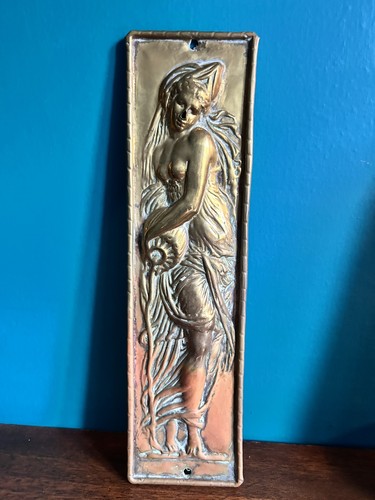 Antique art nouveau copper - antique,