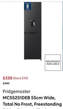 Fridgemaster 256 Litre 50/50