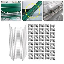 Secure Glass Panels with 50pcs Greenhouse Clips Long Lasting Performance