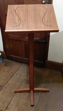 Vintage Teak Wood Lectern or Music Stand 124 Cms Max Height DELIVERY POSSIBLE