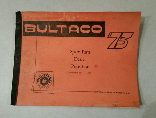 Bultaco spare parts dealer - ,
