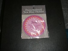 TAX DISC  HOLDER.. (MAGNETIC )......(  JANE  ) .........
