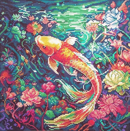 Koi fish count - 14, cross
