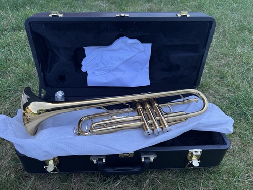 Trumpet with case
