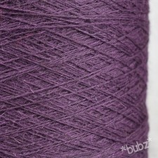 SOFT 4 PLY PURE WOOL 400g CONE - 8 BALLS - PURPLE - HAND & MACHINE KNITTING NEW