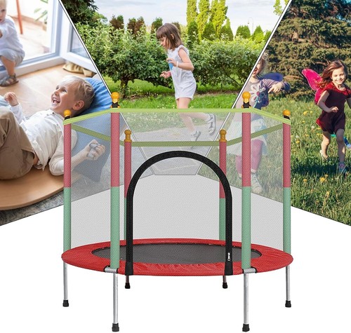 5ft kid trampoline - kid, with