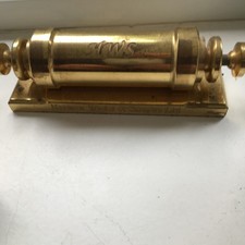 Vintage Brass Desk Roll-Holder