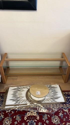 Coffee table used glass - m&s,