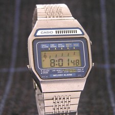 [Super Rare!] 80s CASIO H111 Melody Alarm Musical Song Watch - Very Rare!