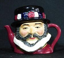 Miniature hand painted Beefeater Character Teapot in good condition by Artone