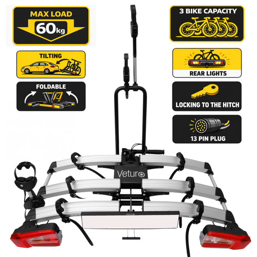 Towbar bike carrier rack - carrier,