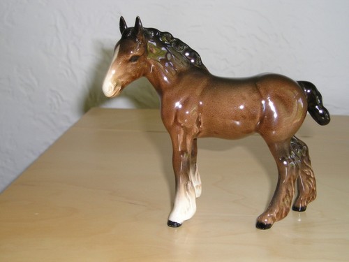 Beswick horse small shire - horse,,