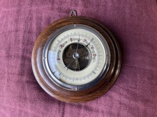 Vintage Small Oak & Chrome