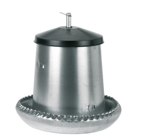 Galvanised chick feeder 5 l - chick, -5