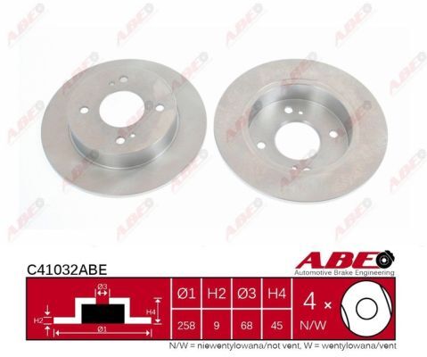 Brake disc for - 2x,