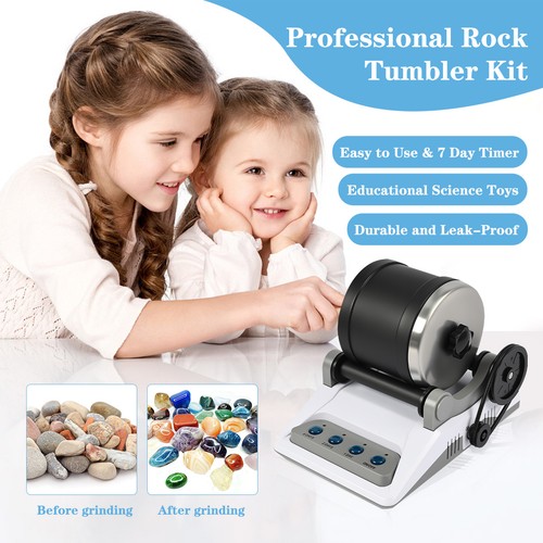 Rock tumbler starter kit - tumbler,