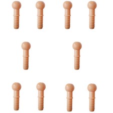 Bigjigs Rail Track Connectors (Pack of 10) - Compatible Wood Track Train Set