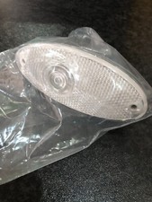 HELLA White Front Marker & Reflector Light/lamp LENS OVAL Fleetwood caravan