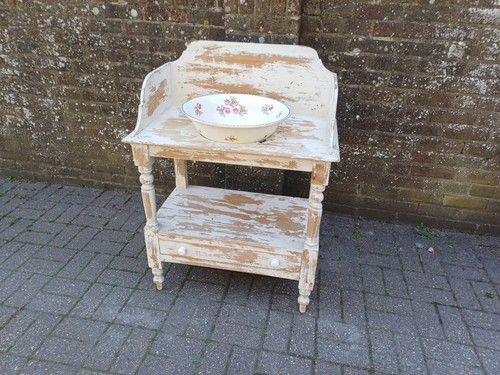 Victorian pine washstand - victorian,