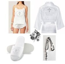 Children's Personalised Holy Communion Confirmation Day Satin Silky CAMI Child's