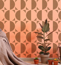 MONO Abstract Geometric Circle Shapes Wall Decor Stencil, Large Painting stencil