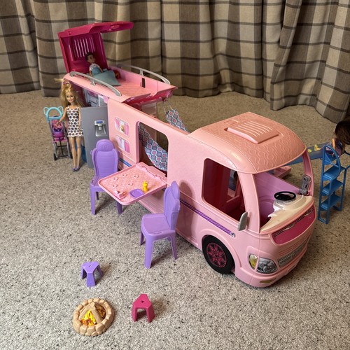 Barbie pink motorhome - barbie,