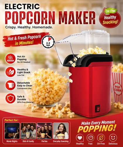 Fully automatic popcorn - ,