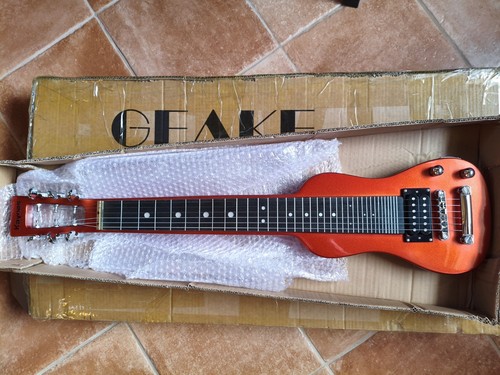 Lap steel unique design - steel,