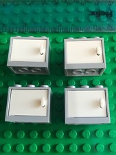 LEGO 4 x Light GREY Minifigure