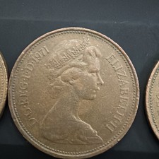 1971 New Pence 2 pence coin