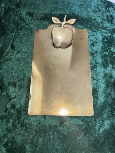 Vintage brass apple - vintage,