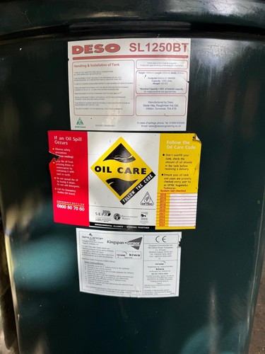 Deso sl1250bt bunded oil - bunded, tank