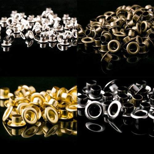 Brass eyelets with washers - eyelets,