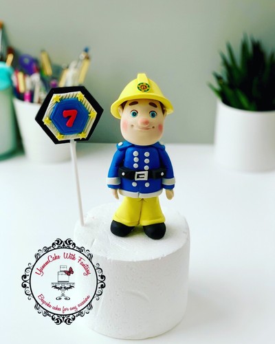 Unofficial fireman sam fondant - unofficial,