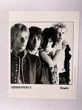 Generation X Billy Idol Photo Original Black And White Chrysalis Promotion 1978