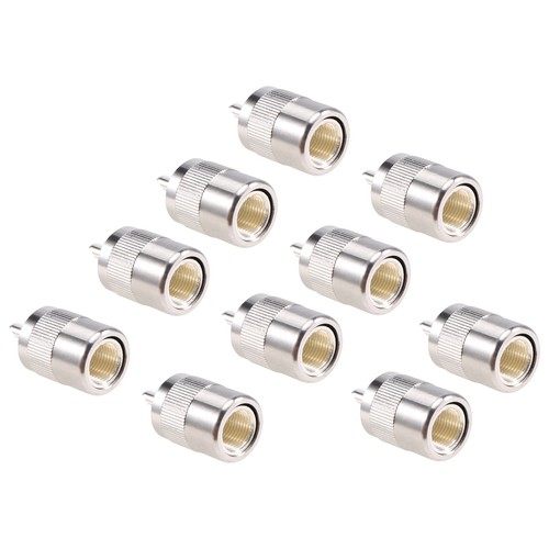 10pcs connector uhf male pl259 - connector,