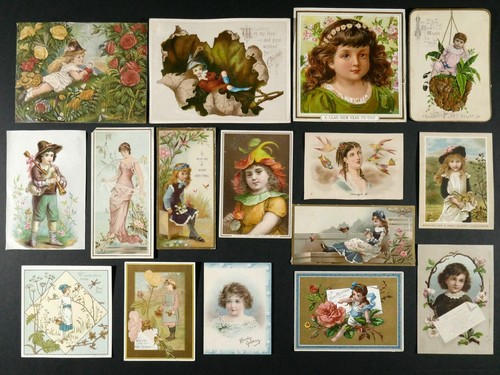 Job lot antique scraps - lot, /