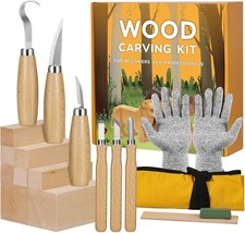 Wood Carving Tools, 10pc kit