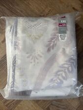 Next Distressed Damask Pencil Pleat Long X Wide Curtains Floral  228 x 229 Cms