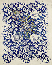 Persian Floral Tile Pattern