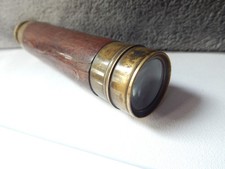 Antique Brass SPYGLASS Nautical TELESCOPE 4-tube 3-draw Marine